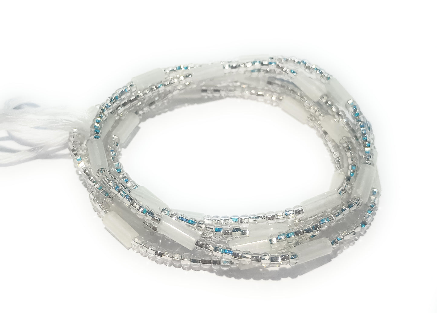 Colorful Glow-in-the-Dark Waist Beads, 44-Inch Tie-On Strand