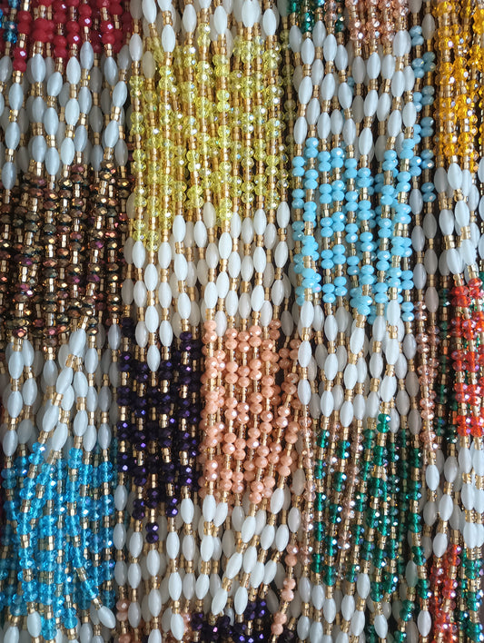 Gold Beads and Large Glow-in-the-Dark Multicolor Variety