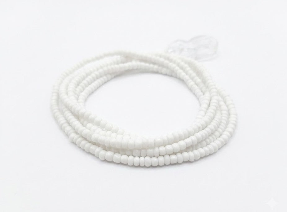 Matte Waist Beads, 42-Inch Tie-On Strand