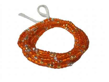 Multicolor Waist Beads, 45-Inch Tie-On Strand