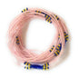 3-in-1 Pink Waist Bead Strands - Variety of Shades