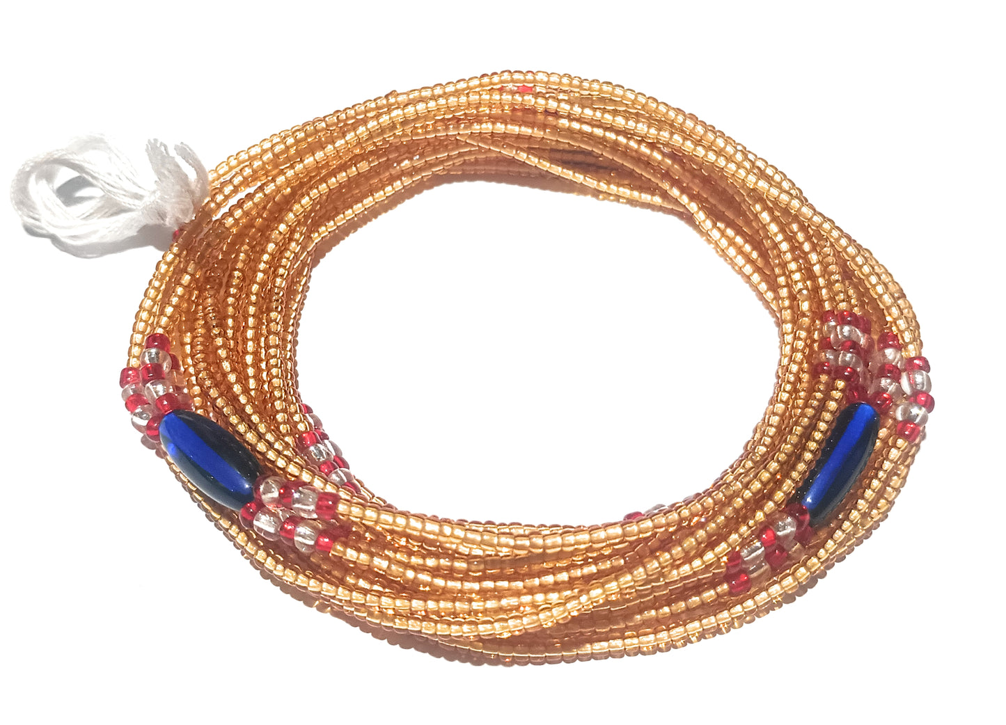 3-in-1 Gold Waist Bead Strand