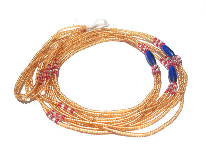 3-in-1 Gold Waist Bead Strand