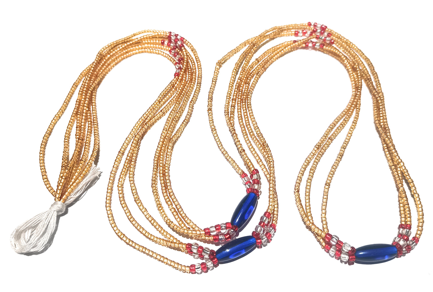3-in-1 Gold Waist Bead Strand