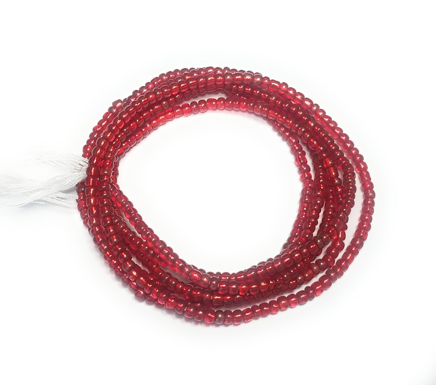 Glossy Waist Beads, 42-Inch Tie-On Strand