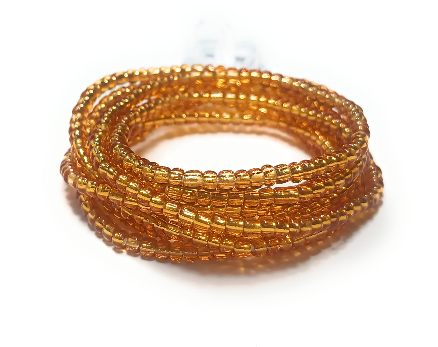Glossy Waist Beads, 42-Inch Tie-On Strand