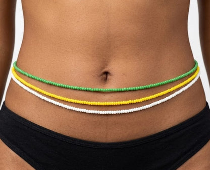 Matte Waist Beads, 42-Inch Tie-On Strand