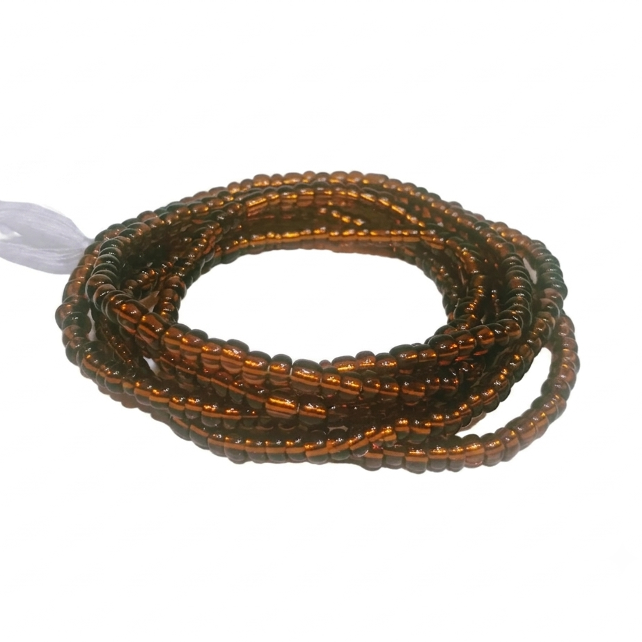 Glossy Waist Beads, 42-Inch Tie-On Strand