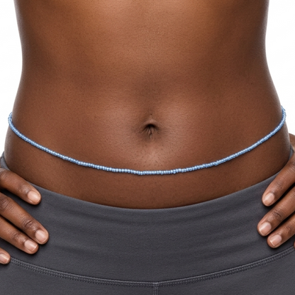 Glossy Waist Beads, 42-Inch Tie-On Strand