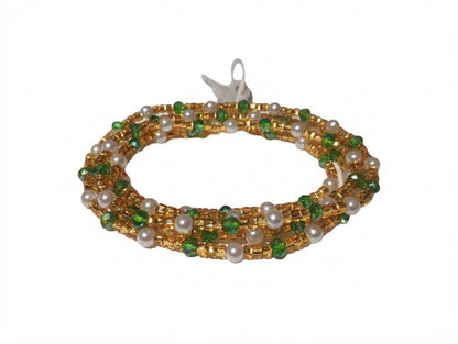 Pearl Waist Beads, Tie-on Traditional Styles, 45 Inches of Glass Beads