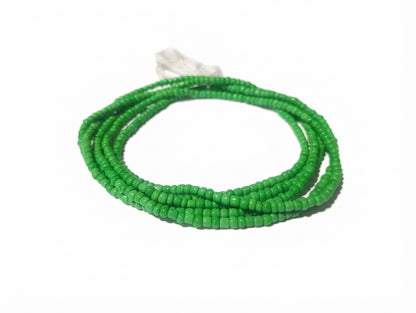 Authentic African Waist Beads, Tie-on Traditional Styles, 45 Inches of Glass Beads